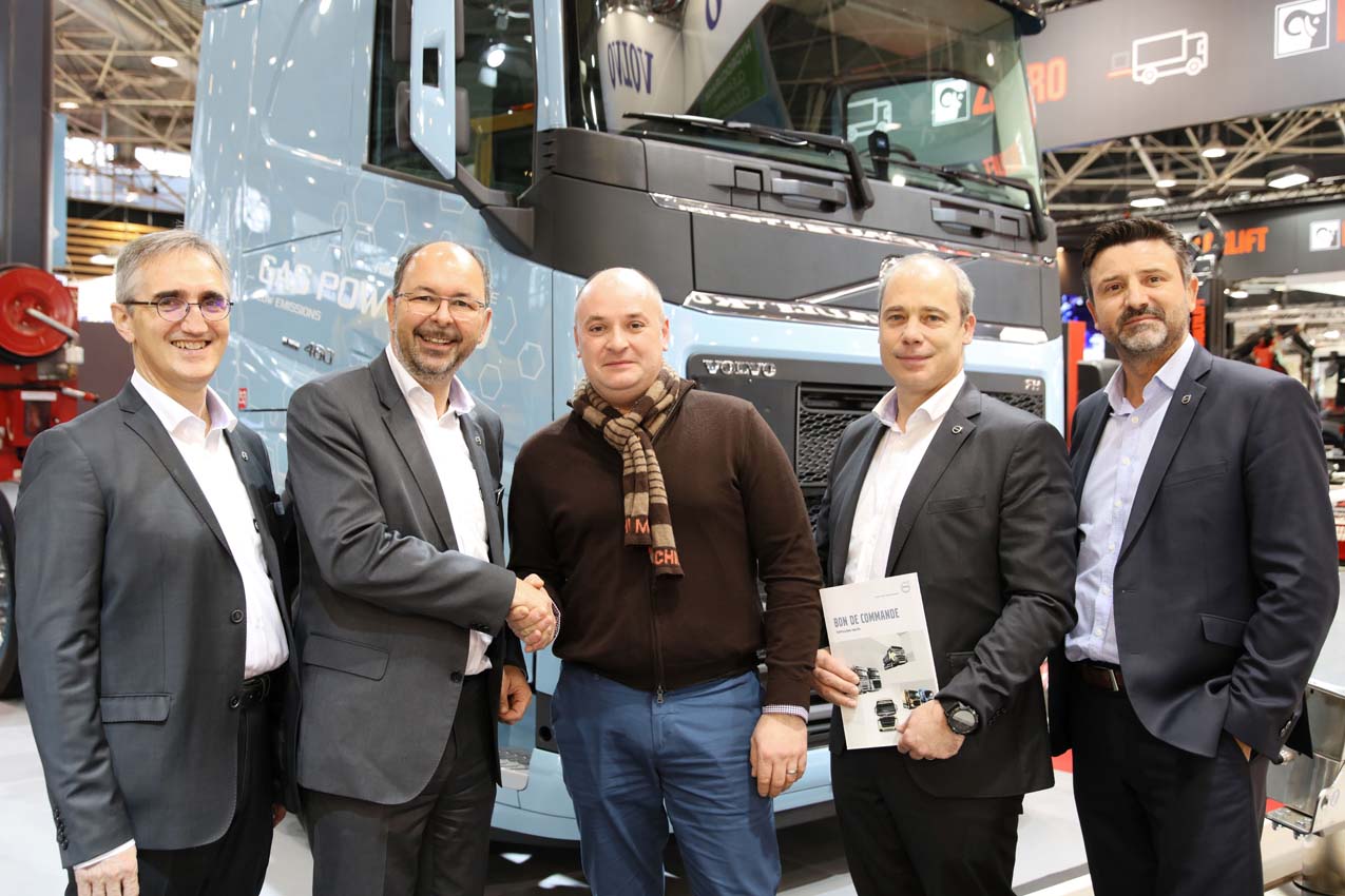 Les Transports Bonnand (69) choisissent d’investir dans le tracteur routier gaz avec Volvo Trucks