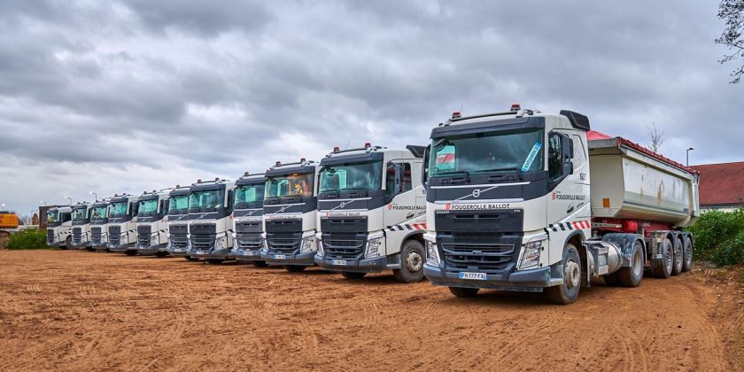 Pour le chantier du Grand Paris Express, Eiffage diminue son empreinte carbone avec l’acquisition de véhicules Volvo FH GNL