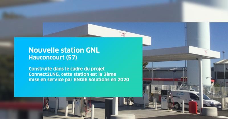 Ouverture d’une station GNL/GNC à Hauconcourt au nord de la ville de Metz