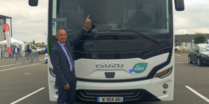 Jean-Claude Girot présente KENDO, le car ISUZU GNV